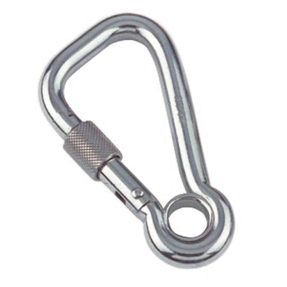 Fjaðurlás með auga skrúfaður 8x80 mm Marinetech 8951 A4