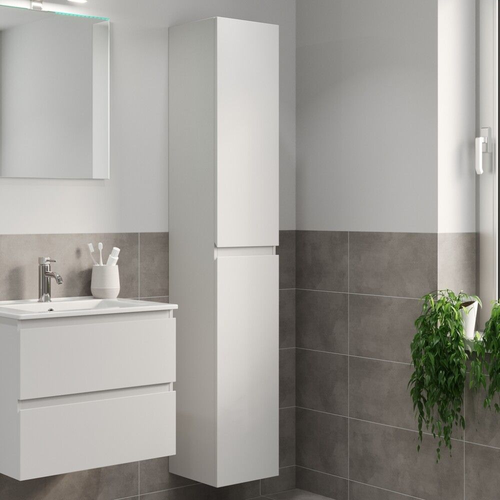 Háskápur Integrated 2 hurðir hvítur Camden