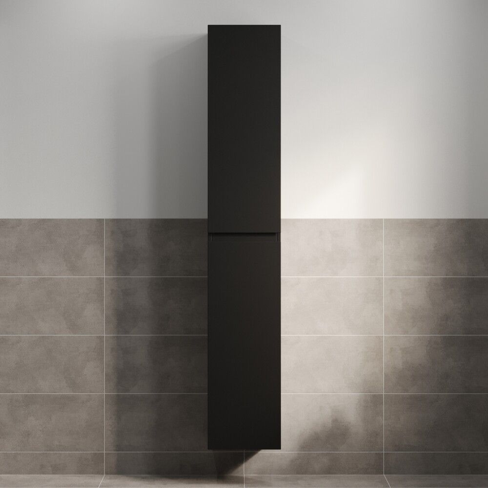 Háskápur Integrated 2 hurðir svartur Camden