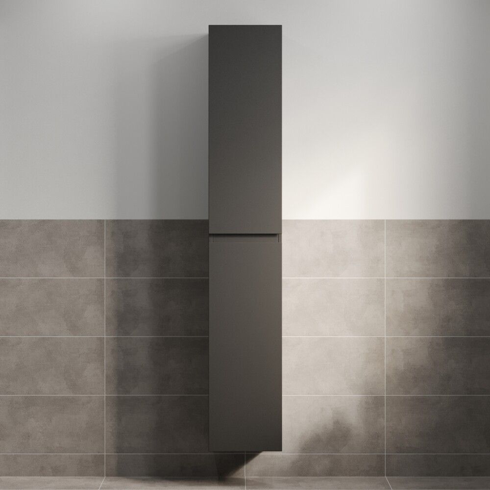 Háskápur Integrated 2 hurðir grár Camden