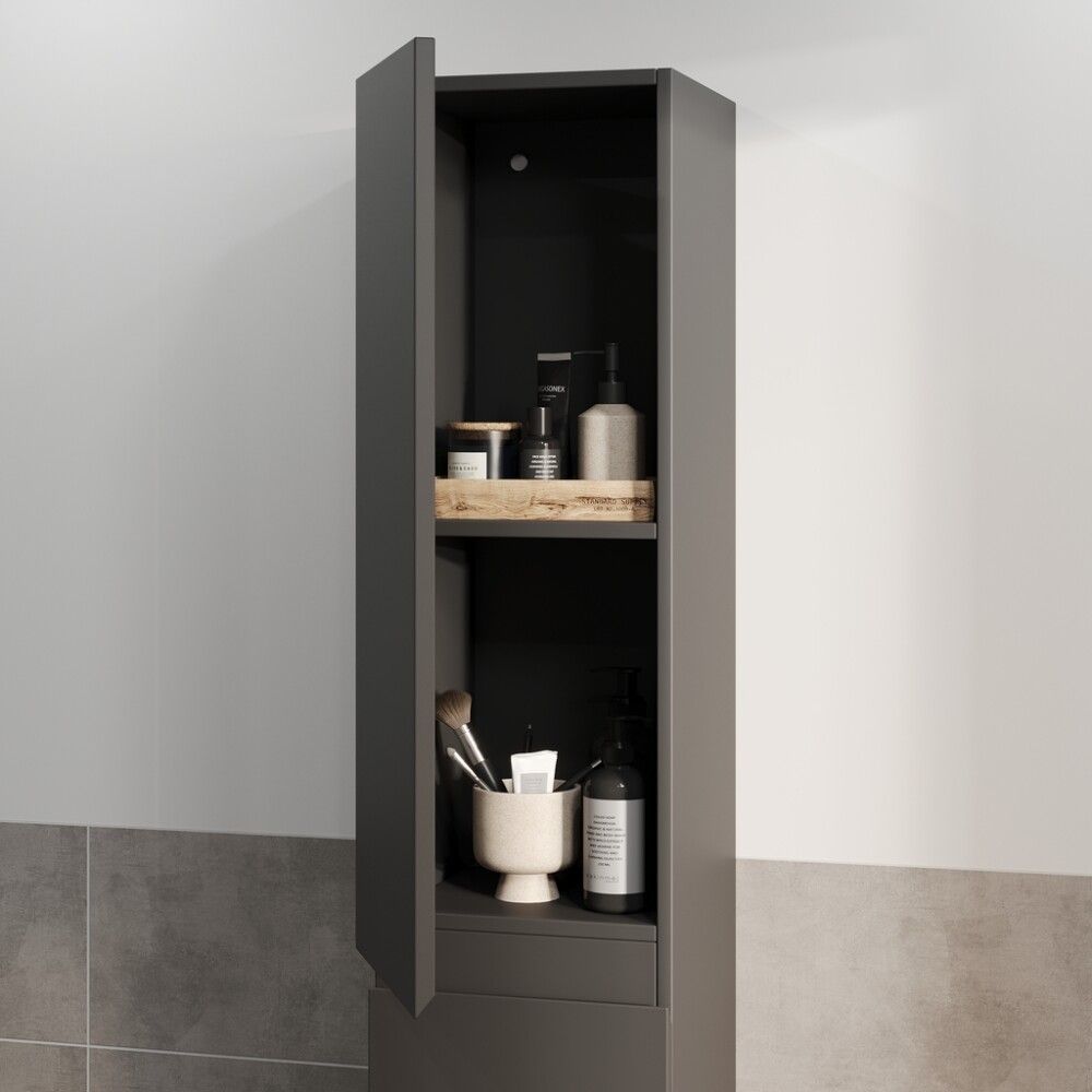 Háskápur Integrated 2 hurðir grár Camden