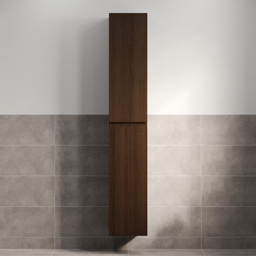 Baðskápur hár 174cm Camden Intergrated hnota