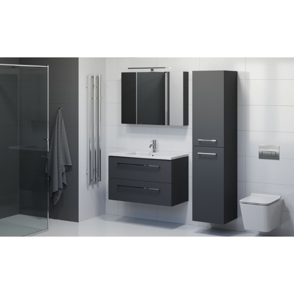 Háskápur 40x175x40 cm Svanholm dökkgrá