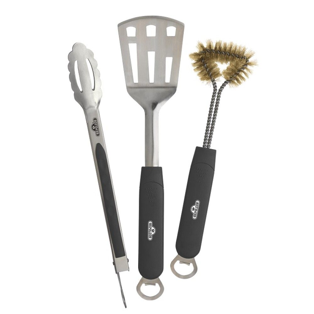 Áhaldasett spaði, töng og bursti Napoleon