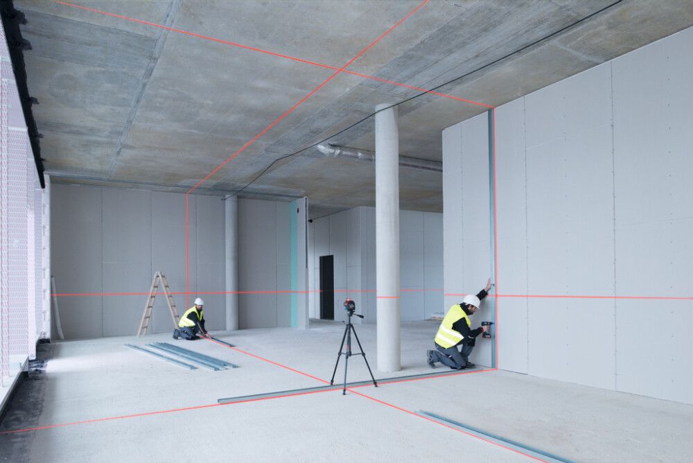 Línulaser rauður 3x360° 4x1,5V Bosch GLL3-80