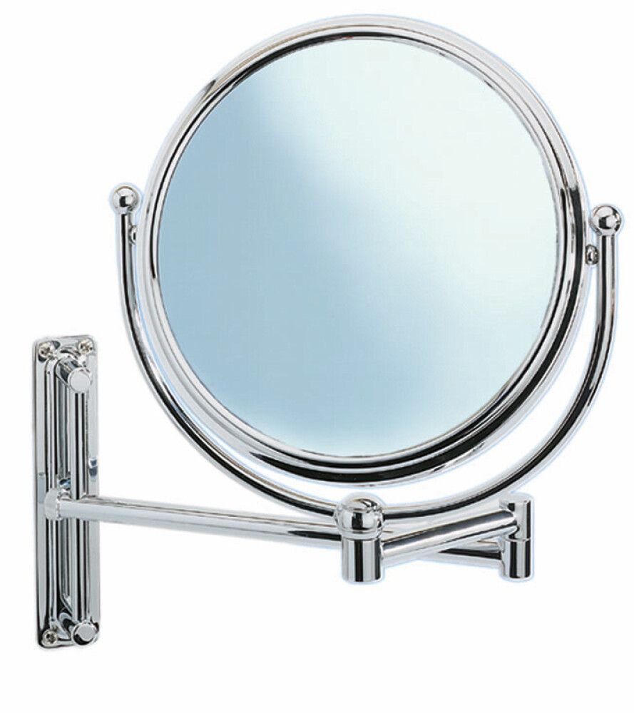 Snyrtispegill Deluxe veggfestur Ø19 cm Wenko króm