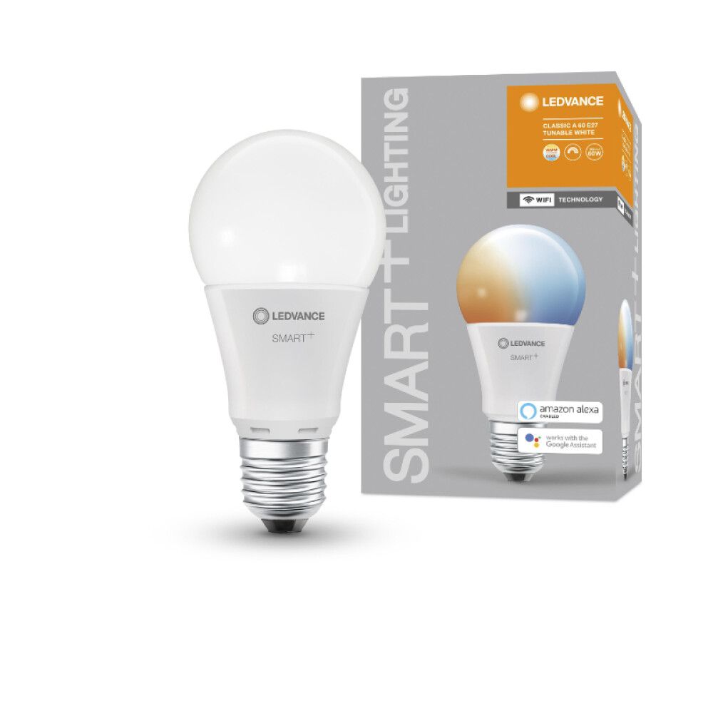 Snjallpera LED E27 2700-6500K Ledvance Smart+ 9W Ø60 mm