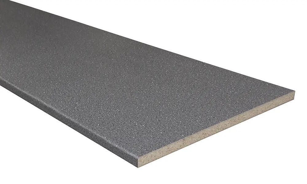 Borðplata 635x4100x28 Wallmann granítáferð dökkgrá