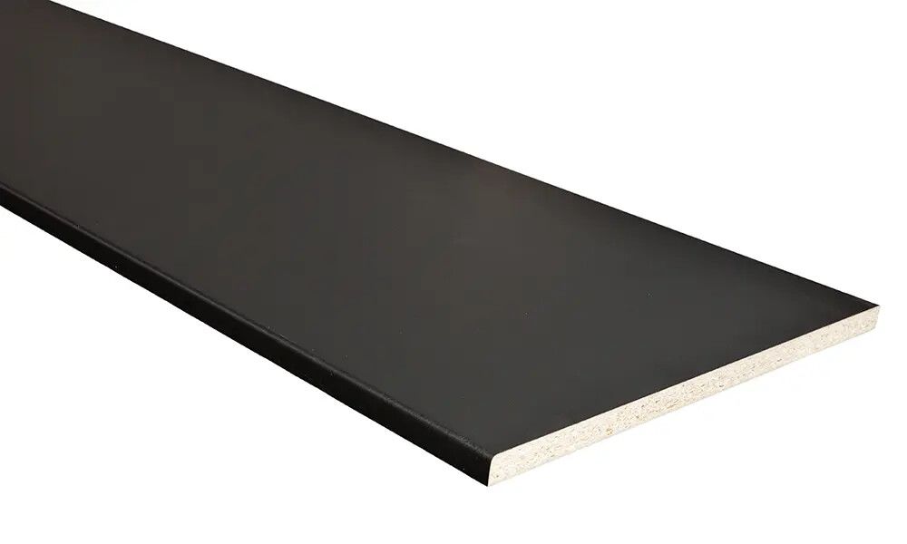 Borðplata 635x4100x28mm Wallmann Pro black slate