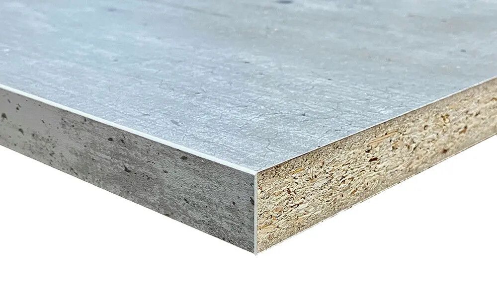 Borðplata 635x3020x22 mm Wallmann Trend grá