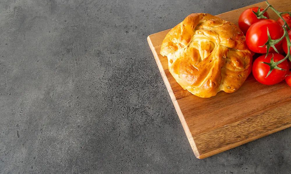 Borðplata 635x3020x22 mm Wallmann Trend slate dökkgrá