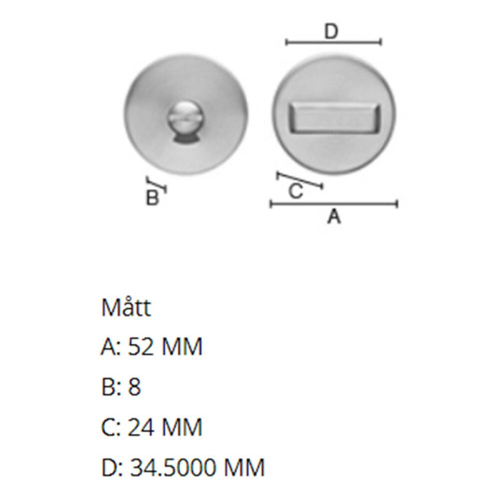 Snerill burstað stál Beslagsboden B910