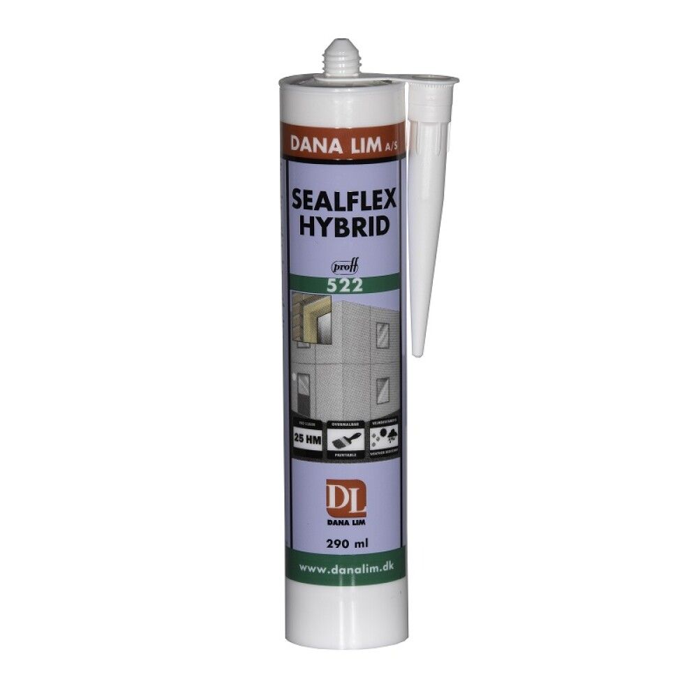 Þéttikítti 290ml Dana Lim Sealflex hybrid hvítt