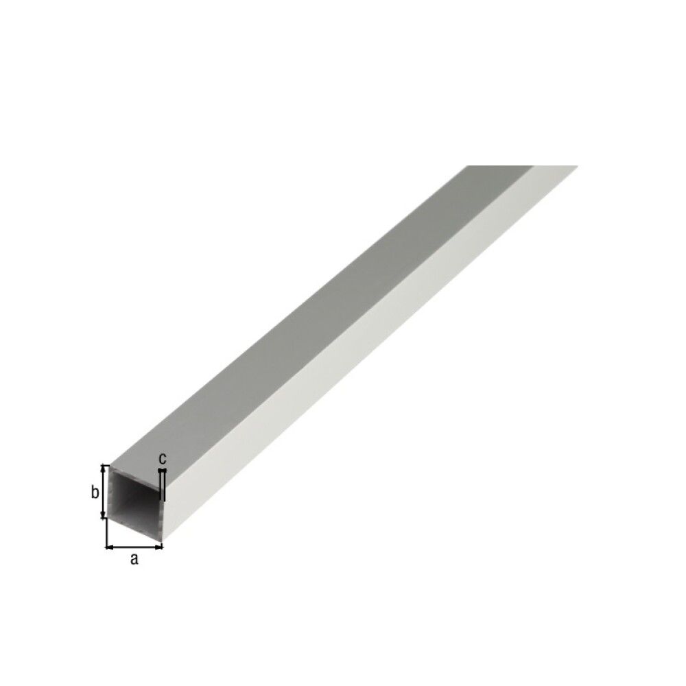 Prófílrör 25x25x1,5 m 1 m ál yfirborðsmeðhöndlað