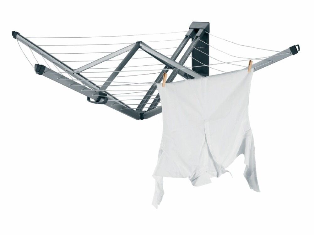 Þvottasnúra vegghengd með loki 182x182 cm Brabantia