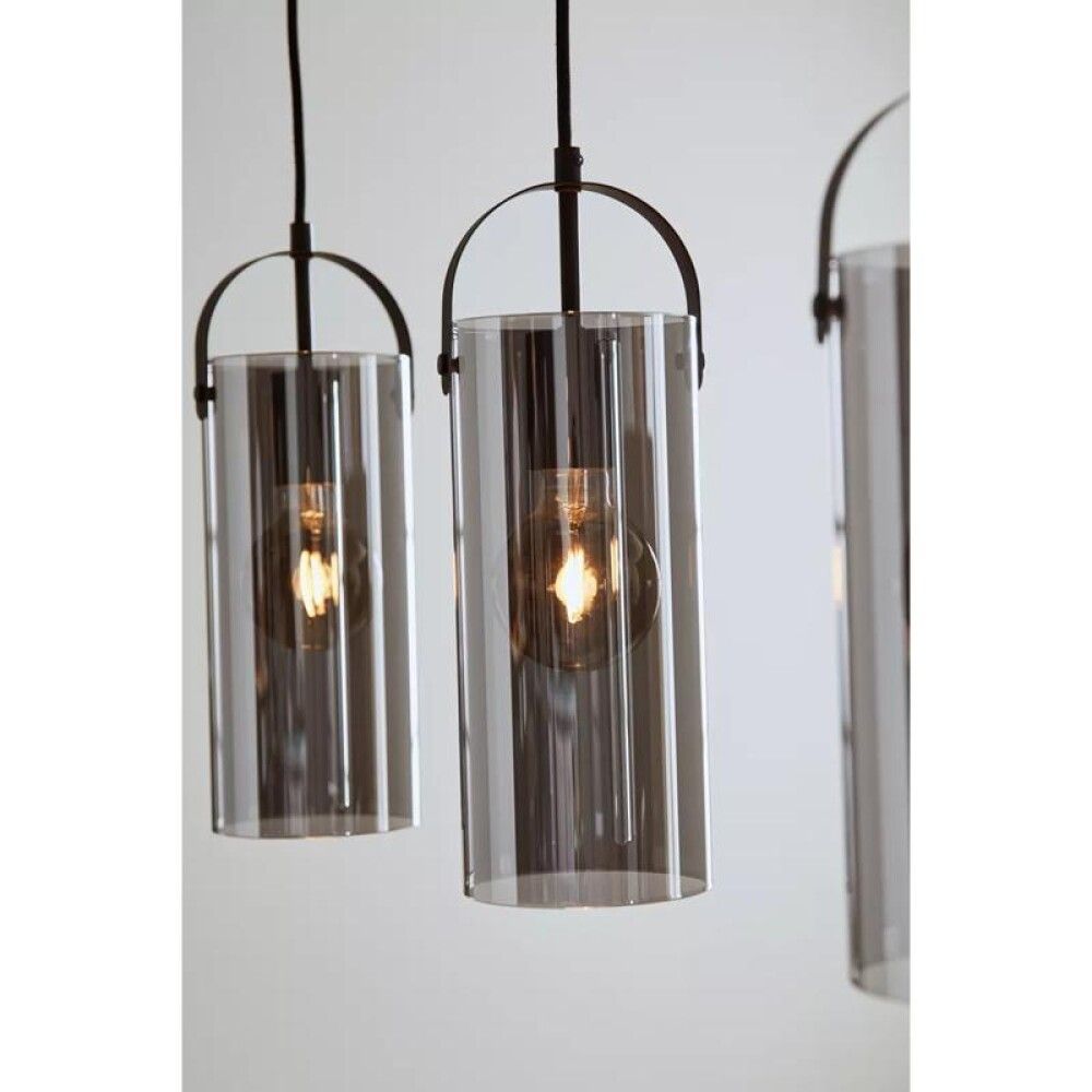 Hangandi ljós 3xE27 Glory 12x74 cm reyklitað