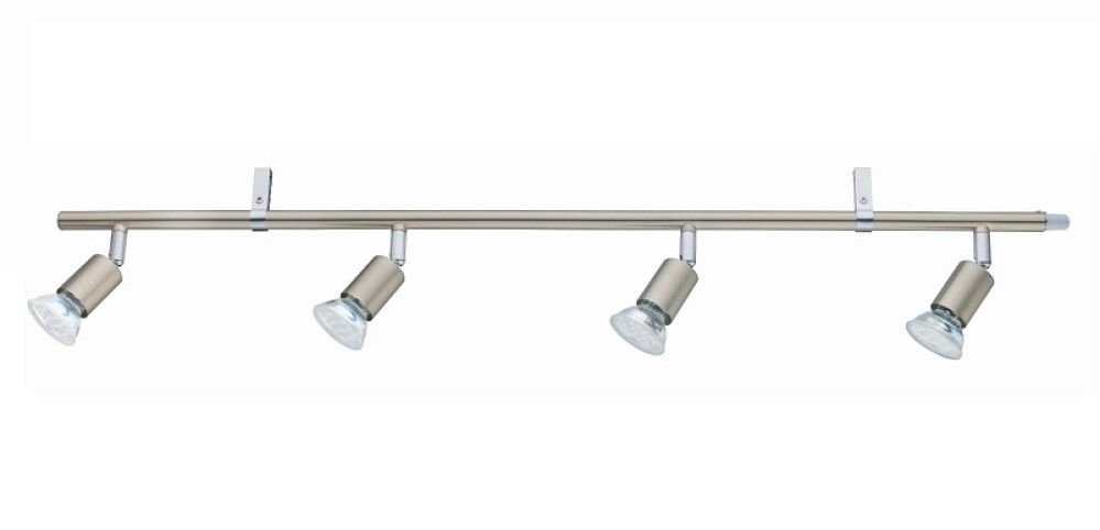 Kastarar 4xGU10 80cm Eglo burstað stál