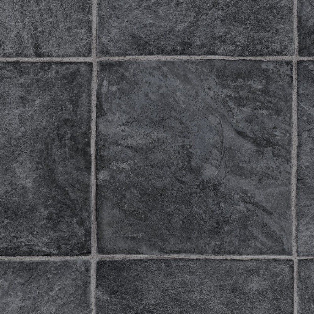 Gólfdúkur vínyl Basaltina Iconik dökkgrár 400cm (verð á m²)