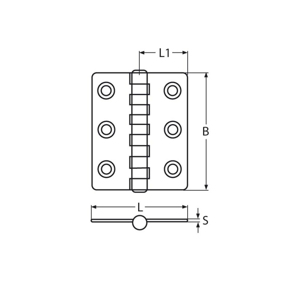 Lamir 40x60 mm Marinetech 81479 A2
