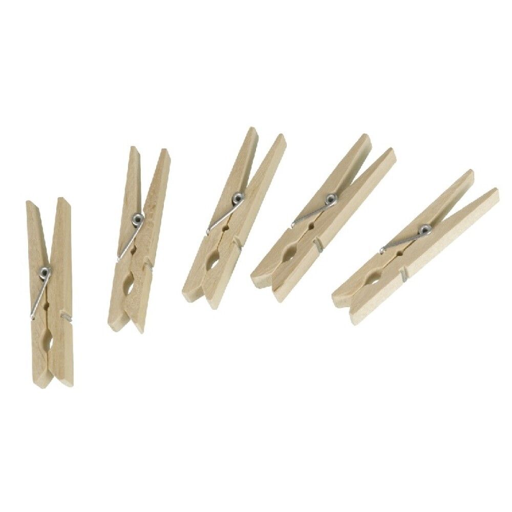 Þvottaklemmur Wenko 50stk tré