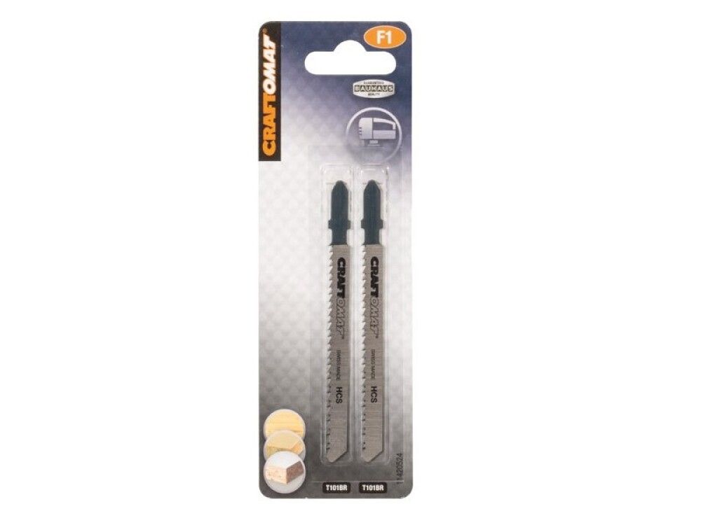 Stingsagarblöð 100 mm tré Craftomat T101BR 2 stk