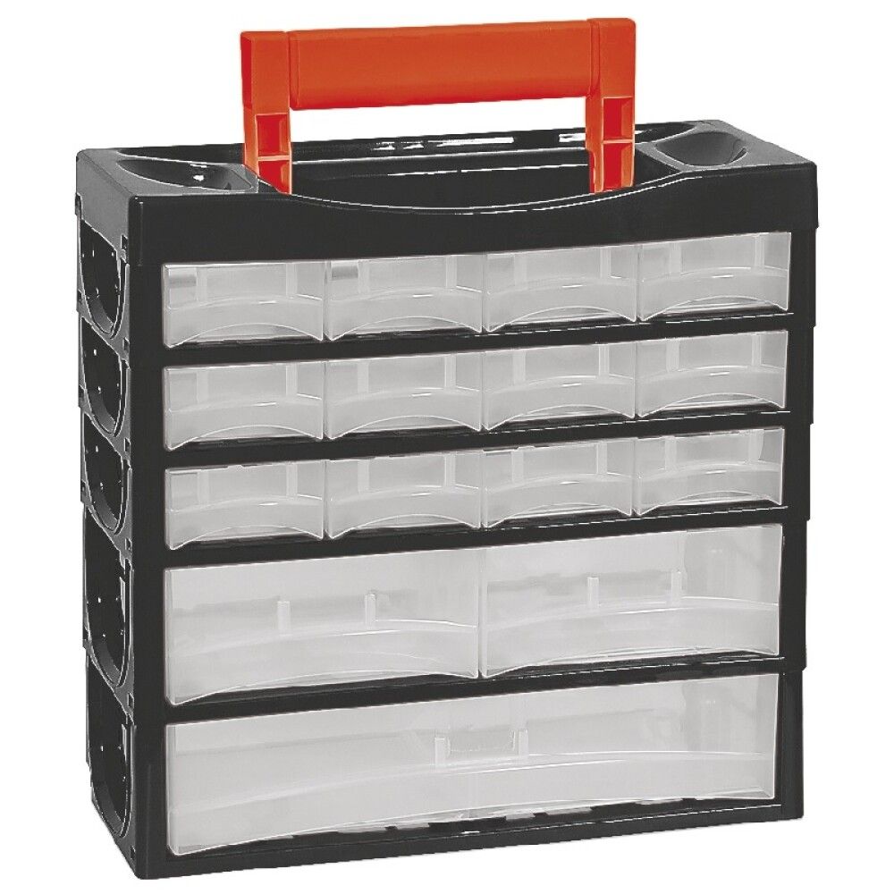 Skuffurekki 318x135x305mm með 15skúffum Wisent