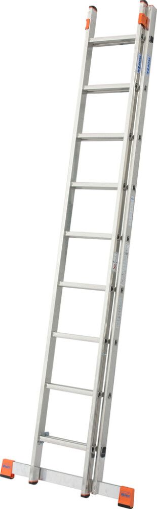 Álstigi 2x9 þrep Krause 4,4m