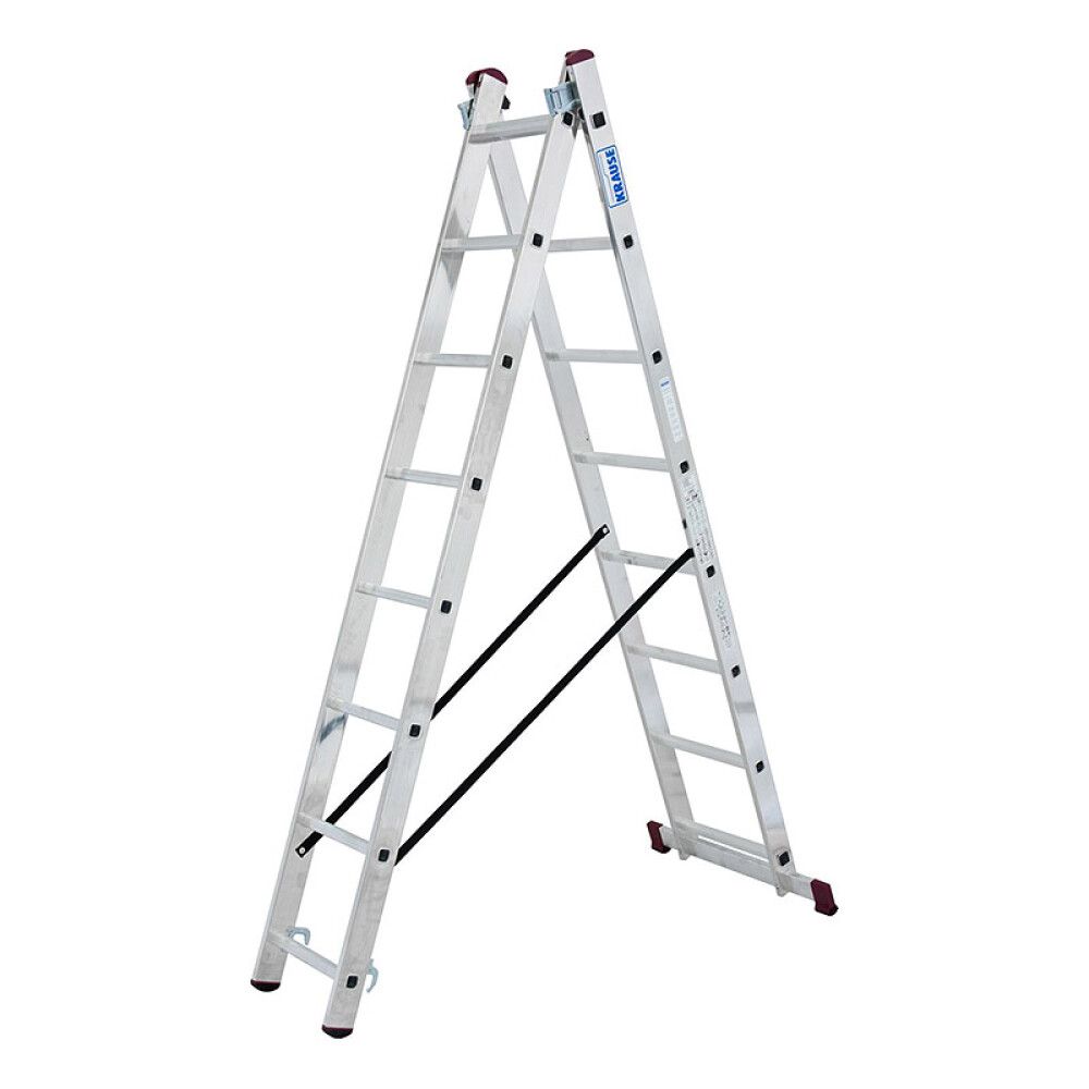 Álstigi og trappa 2x8 þrep Krause 3,9m