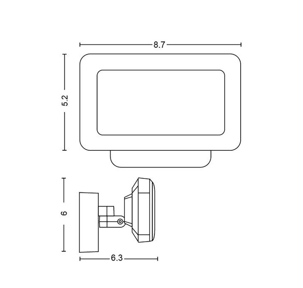 Veggljós LED Welcome Philips Hue 15W