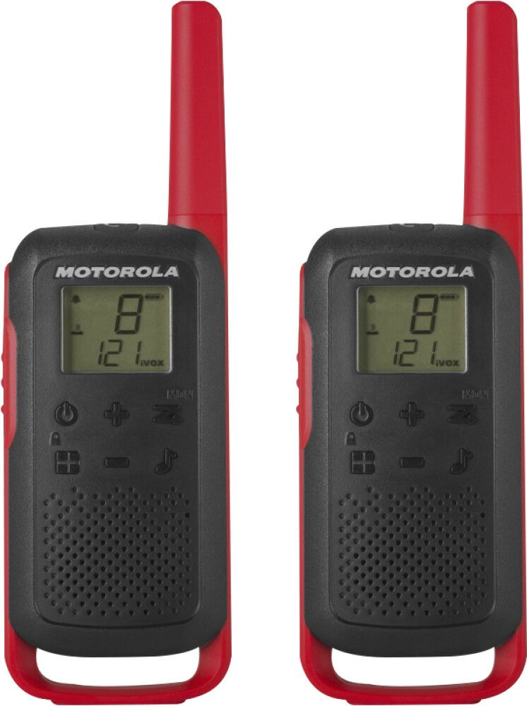 Talstöð T62 8km Motorola Walkie Talkie blá