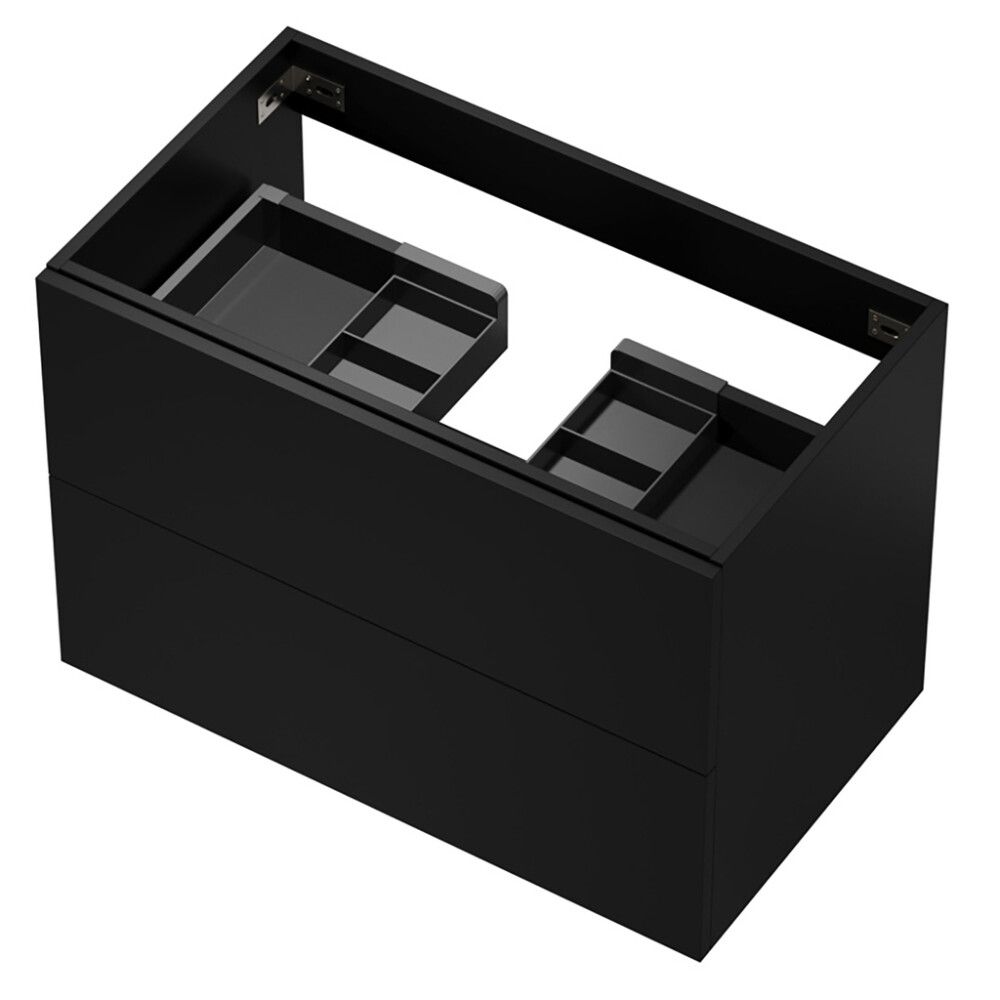 Handlaugarskápur 80cm Skärgård matt svartur