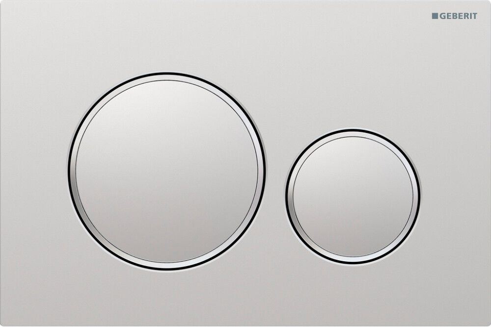 Skolspjald Geberit Sigma 20 svart/matt króm