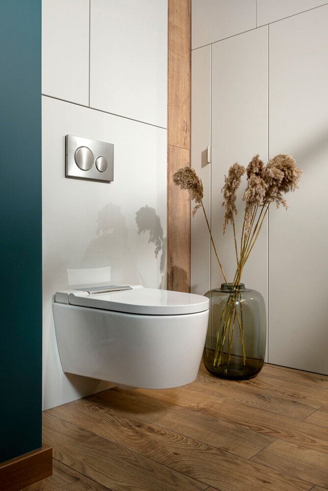 Skolspjald Geberit Sigma 20 svart/matt króm