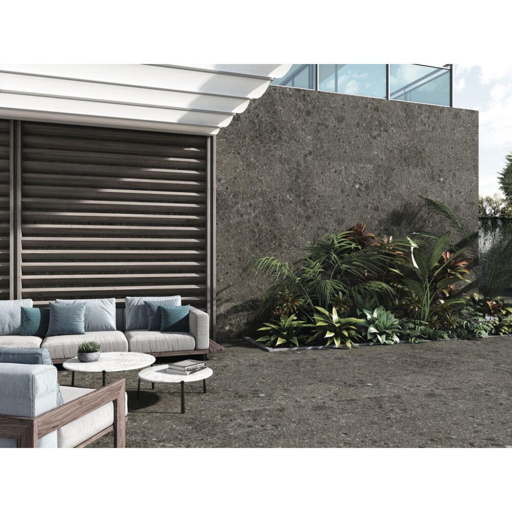 Gólf- & vegg flísar Hannover svartar 60x60 cm 1,08m²