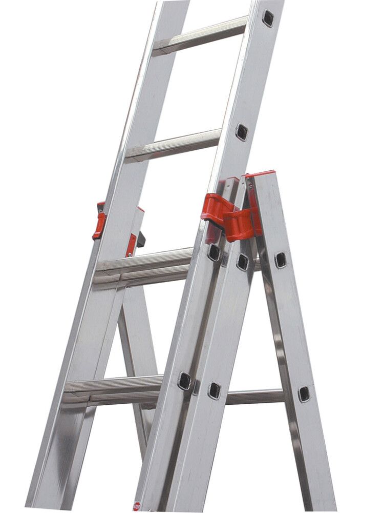 Álstigi og tröppur 3x8 þrep Krause 5,25m