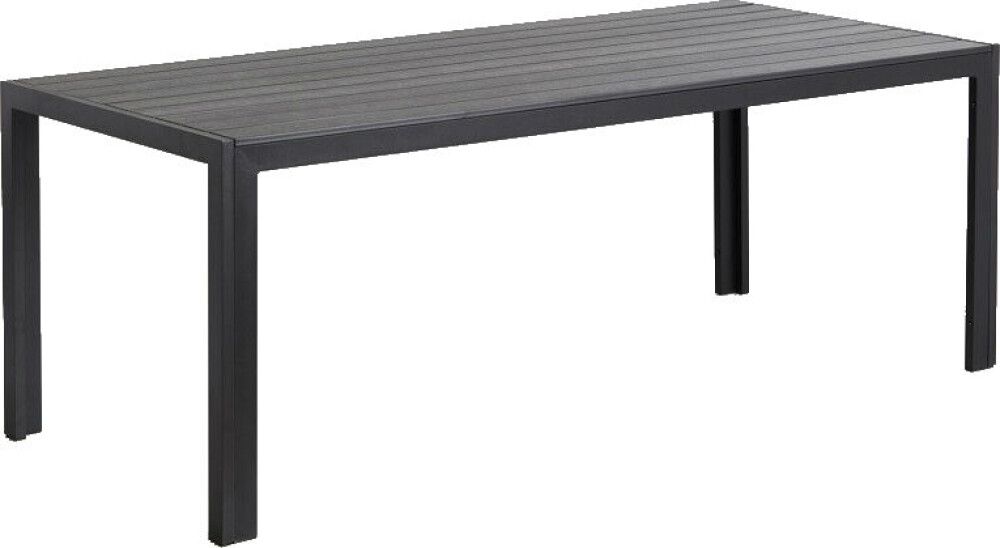 Garðborð 205x90x74 cm Sunfun Bordeaux svart