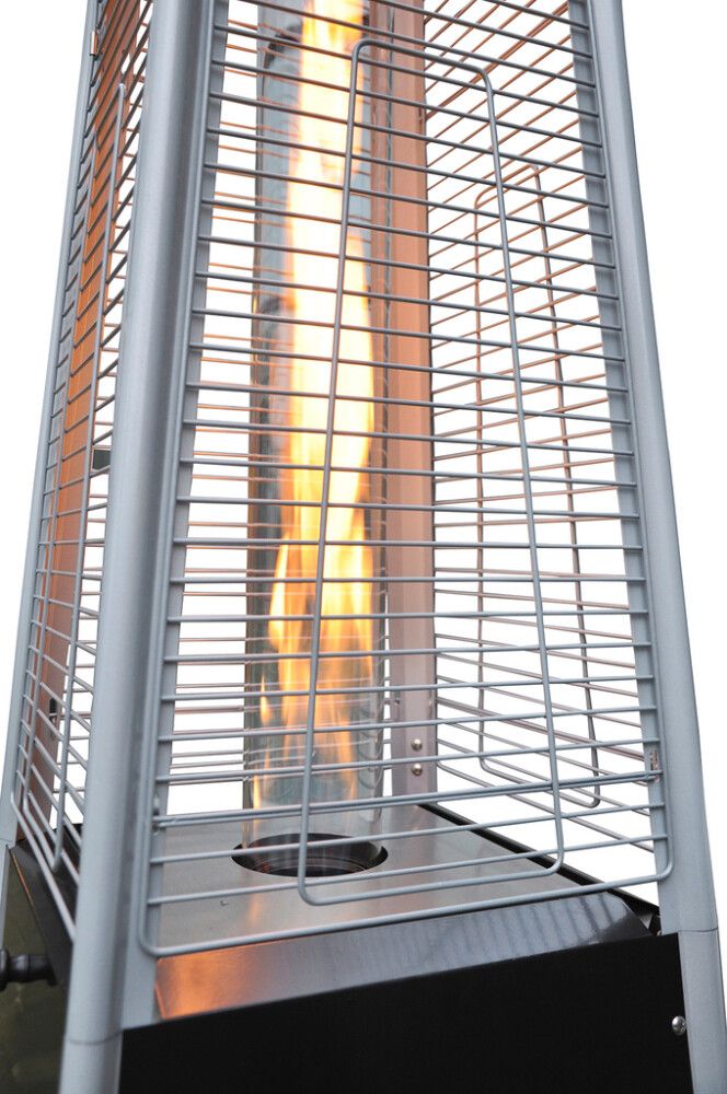 Pallahitari gas úr ryðfríu stáli svartur