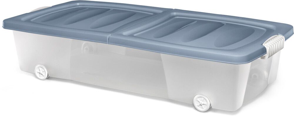 Plastkassi á hjólum með loki 32L Jelenia (margir litir) 1stk