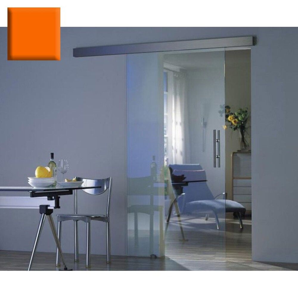 Rennihurðabraut 1900 mm hámark 80 kg