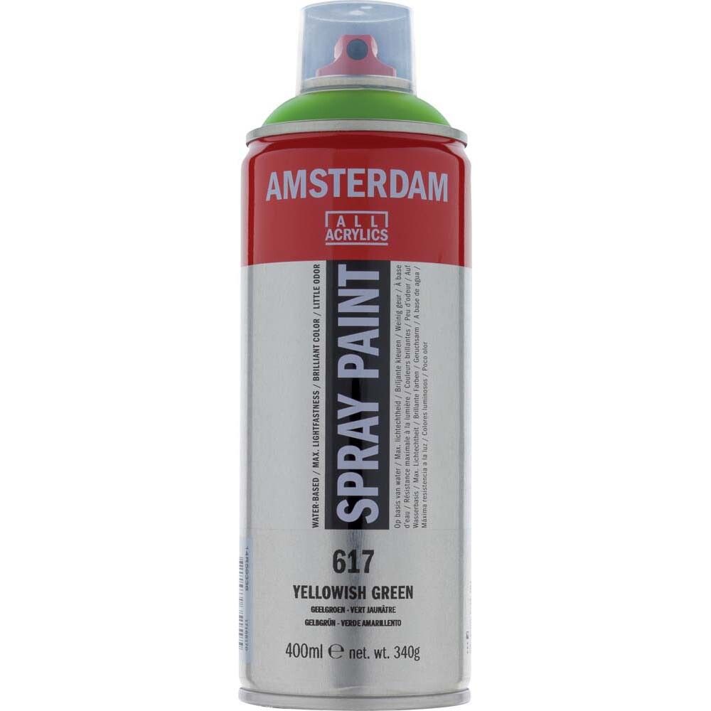 Akrýlsprey 400ml Amsterdam Yellowish Green