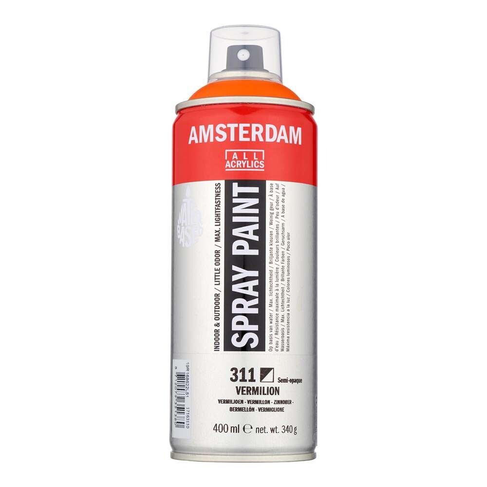 Akrýlsprey 400ml Amsterdam Vermilion