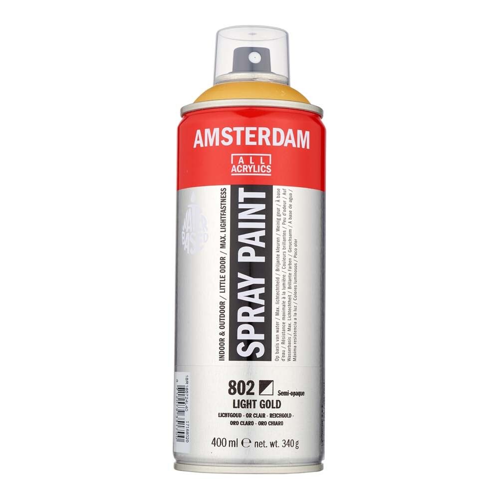 Akrýlsprey 400ml Amsterdam Light Gold