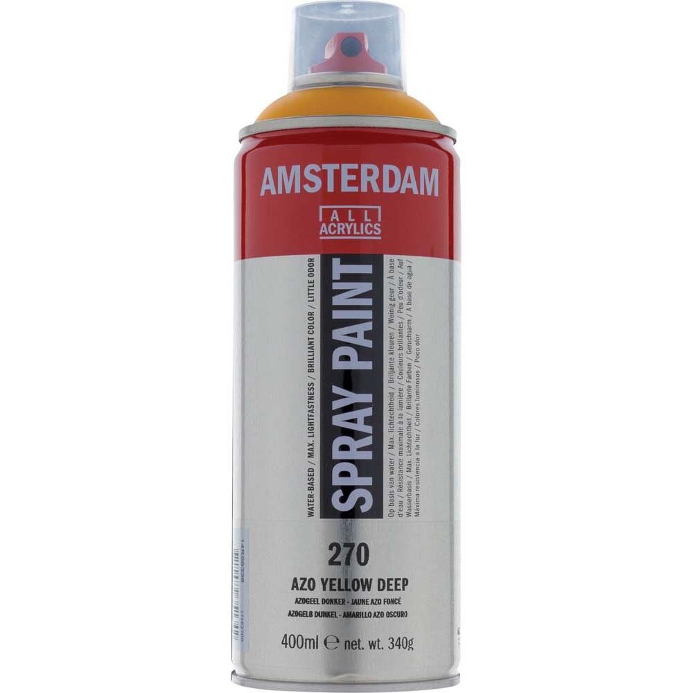 Akrýlsprey 400ml Amsterdam Azo Yellow Deep