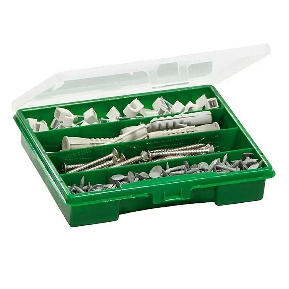 Smáhlutabox 4 hólf Lockweiler grænn