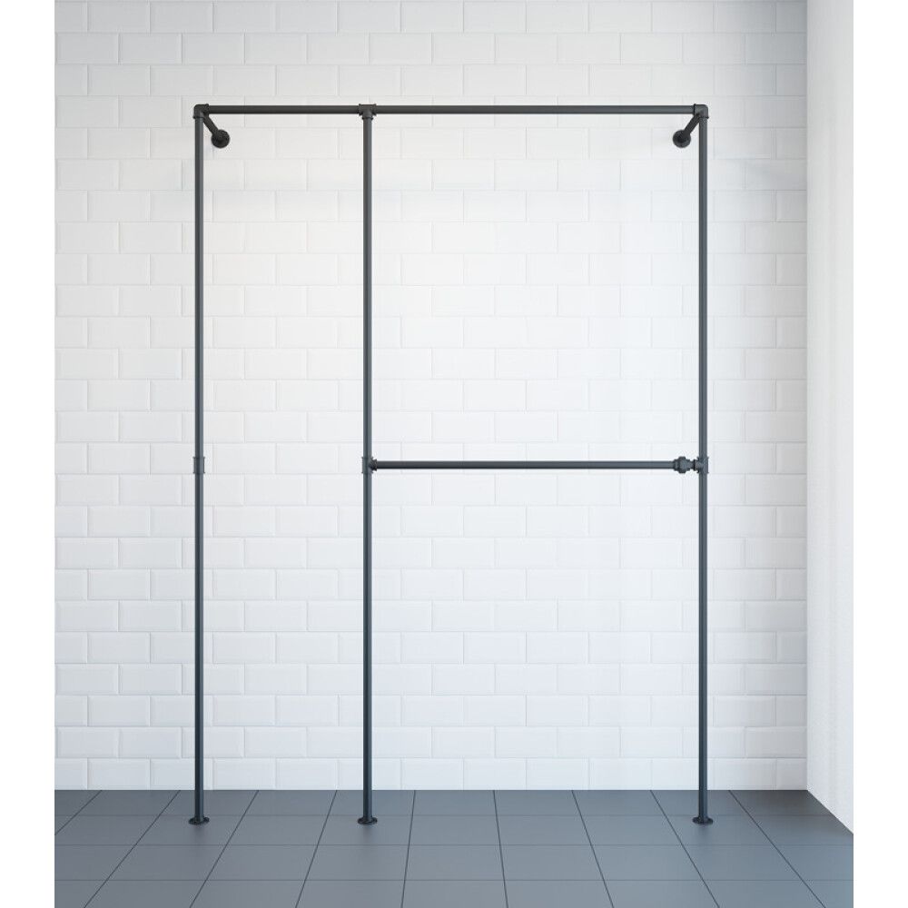 Fatahengi A svart matt 152x32x212cm