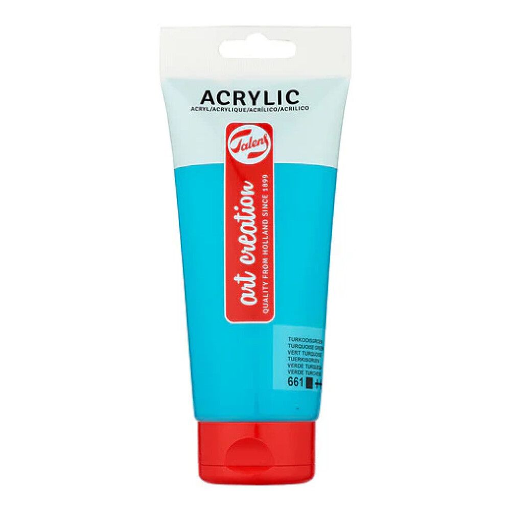 Akrýlmálning 200ml túba Turquoise Green