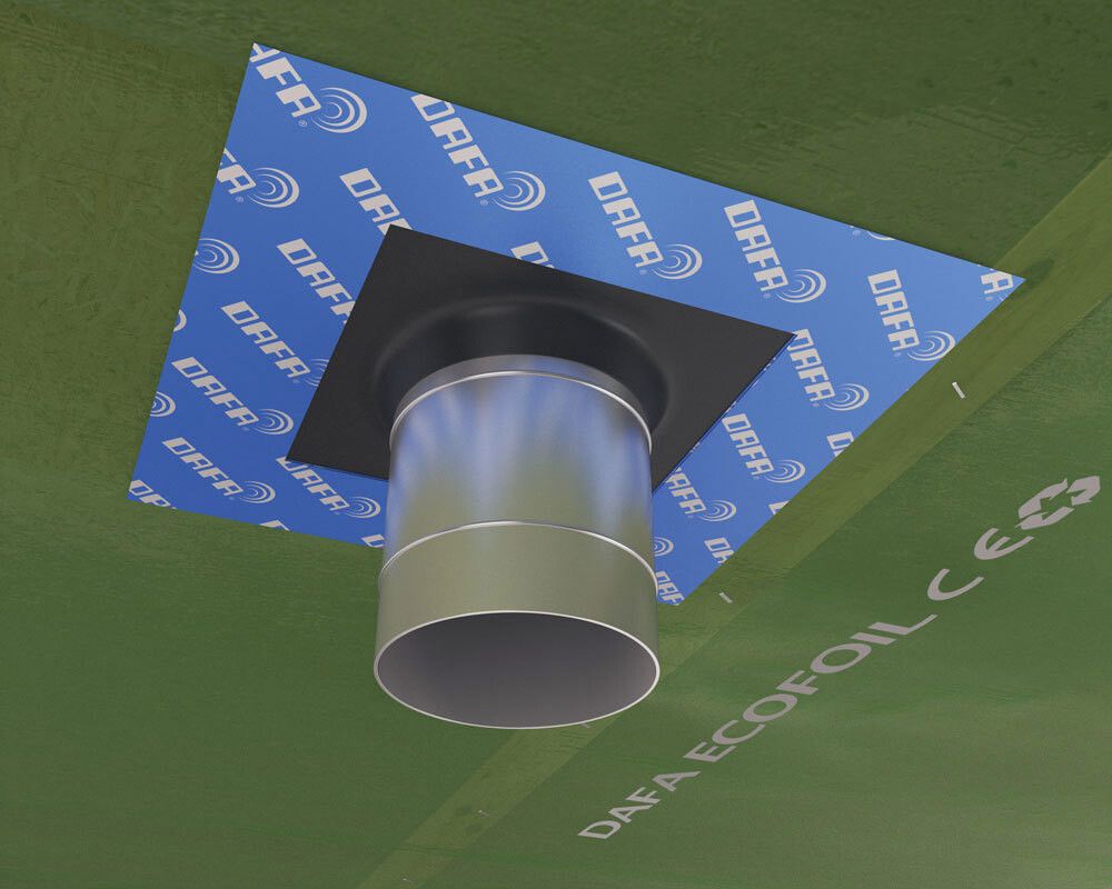 Rörakragi 260x260 universal fyrir rakaplast Dafa