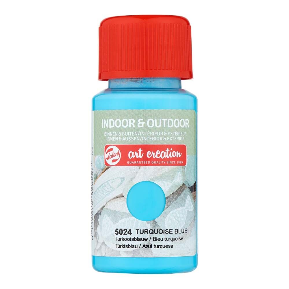 Föndurmálning inni og úti 50ml Turquoise Blue