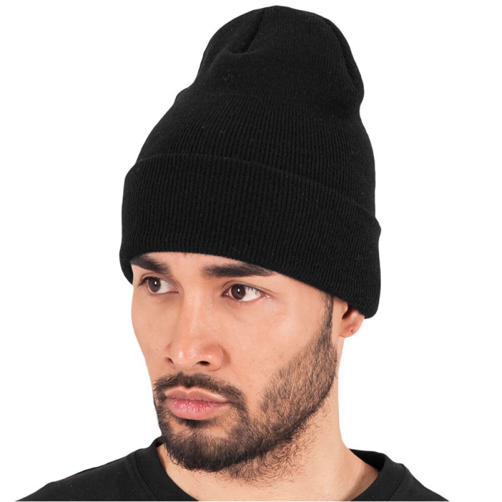 Húfa Flexfit ein stærð löng svört