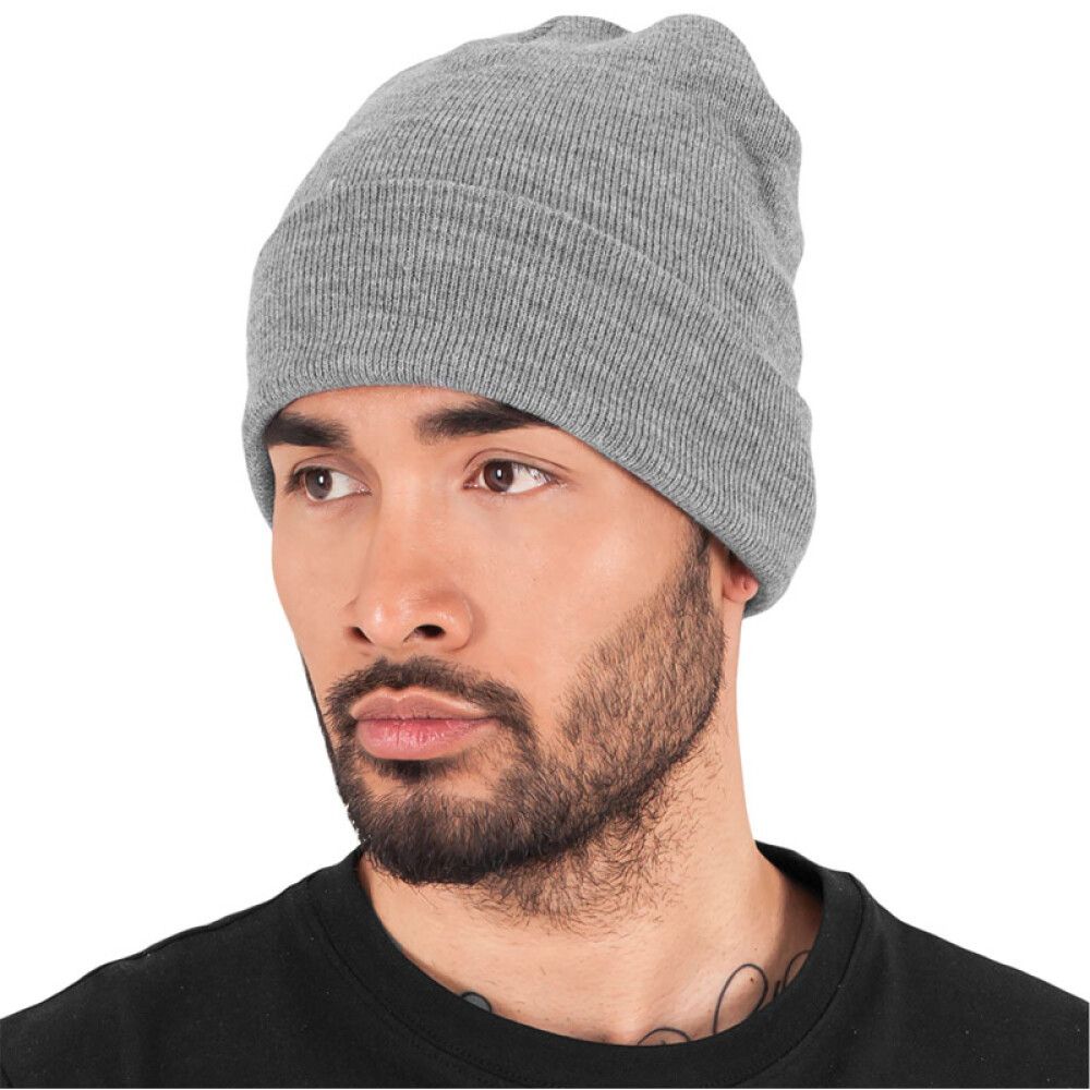 Húfa Flexfit ein stærð löng grá